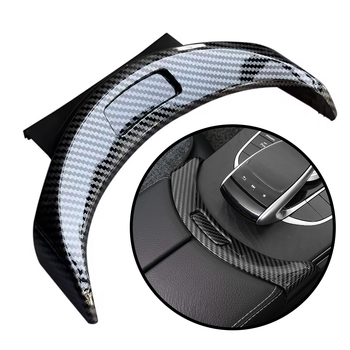Накладка лотка (кнопка подлокотника) Mercedes-Benz C GLC Class W205 W253 (A2056803407) B 200 mm (Carbon Pattern)