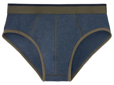 Трусы слипы однотонные для мужчины Livergy LYCRA® 369921-2 S темно-синий