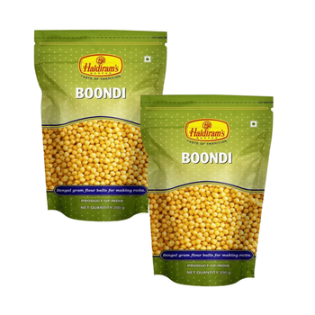 Снек Бунди классический Boondi Plain (Промо-набор 2х200г) Haldiram's 8904004404449-1