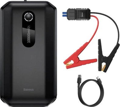Бустер Baseus Super Energy Car Jump Starter Black Пусковое устройство 10000 мАг на 7 портов