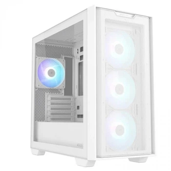Корпус Asus A21 Plus White Tempered Glass без БП (90DC00H3-B19010)