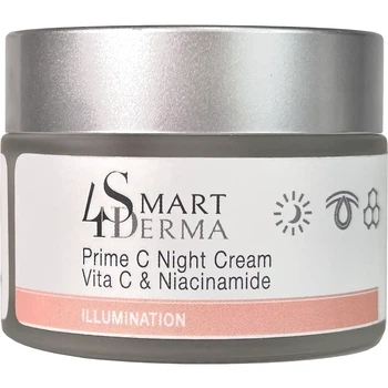 Суперантиоксидантный ночной крем Smart4Derma Prime C Night Cream Vita C&Niacinamide 50 мл