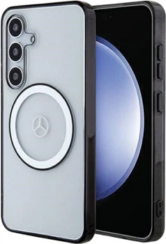 Etui Mercedes-Benz Printed Logo MagSafe do Samsung Galaxy S24 Transparent (MEHMS24S23HUOKC)
