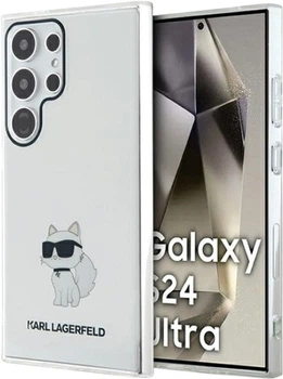 Etui Karl Lagerfeld IML Choupette do Samsung Galaxy S24 Ultra Transparent (KLHCS24LHNCHTCT)