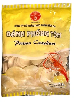 Чипсы креветочные белые BANH PHONG TOM 1 кг