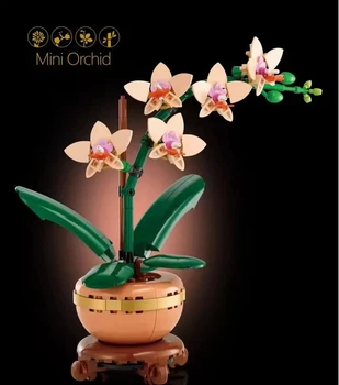 Конструктор Botanicals "Міні-орхідея" 274 деталі для квіткового декору дому