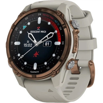 Смарт-годинник Garmin Descent Mk3i, 43mm, SKF12 PVD Ti/Fr Gry, Dive Computer, GPS дайвінг комп'ютер