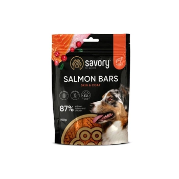 Джерки Savory Bars With Salmon, батончики с лососем, 100 г