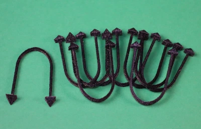Клипсы Alant 48x34x2mm (цена за 20шт) для посадки растений в аквариуме, черные