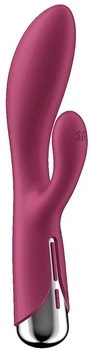 Вибратор-кролик Satisfyer Spinning Rabbit 1 Бордовый (4061504048727)