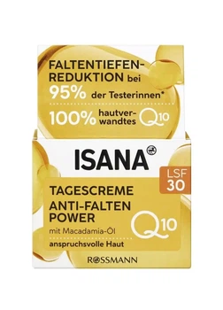 Дневной крем против морщин Isana Q10 SPF 30, 50 мл