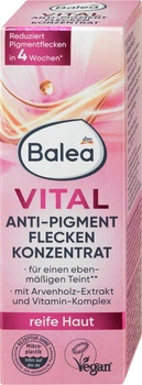 Крем проти пігментних плям Balea VITAL Anti-Pigmentflecken Konzentrat (40-55 років) з екстрактом швейцарської сосни та вітамінним комплексом 20 мл