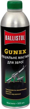 Олія збройна Ballistol Gunex 500 мл — антикорозійний захист і змащування зброї