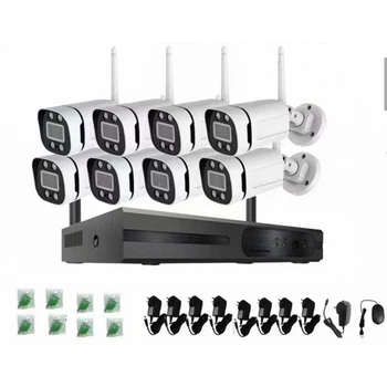 Wi-Fi комплект видеонаблюдения на 8 камер 2 МП IP66
