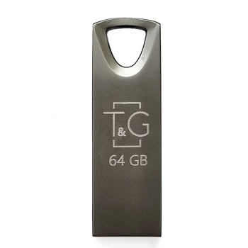 USB флеш-накопичувач T&G 64gb Metal 117 Чёрный