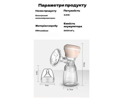 Двухфазный молокоотсос Zhibao ультратихий USB с массажным эффектом
