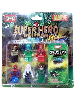 Набір фігурок Marvel Spider-Man 6 персонажів від 6 років пластик