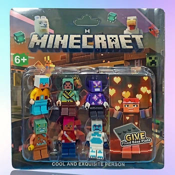 Набір фігурок Minecraft 6 шт вік 6+ матеріал пластик