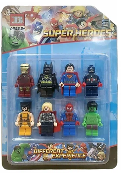 Набор фигурок Super Heroes 8 шт высота около 5 см