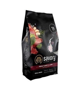 Корм для собак Savory(Сейвори) Small ягненок и индейка 8 кг