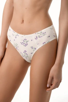 Жіночі труси бікіні бавовна Jasmine Deline 3509/46 молочний S