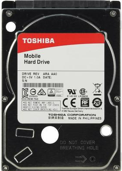 Внутренний жесткий диск Toshiba 500ГБ 5400 оборотов в минуту 8МБ 2.5" SATA III MQ01ABF050 Б/В