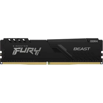 メモリー KINGSTON FURY BEAST 16GB DDR4 2666MHz Модуль памяти Kingston Fury DDR4 16Gb Beast 2666 MHz Black
