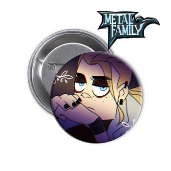 Значок Metal Family | Семья металлистов #08