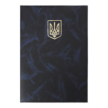 Папка Герб А4+ BM.3571-02 балакрон синя