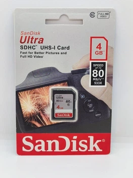 Карта памяти SD - Sandisk Ultra SDHC UHS-I - 4 GB 10 Class (2825430806)