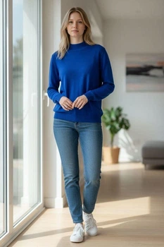 Гольф-водолазка женская Moni&Co 194678 S/M Синий (2200005142714)