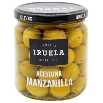 Оливки Manzanilla з кісточками Iruela 370 мл (20803546)