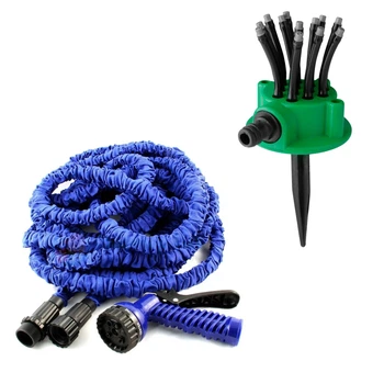 Шланг садовый поливочный Magic Xhose 15 м и Ороситель 12в1 Fresh Garden AN 773645/15