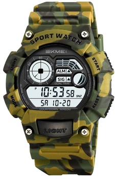 Чоловічий годинник Skmei 2403CMGN Camo Green