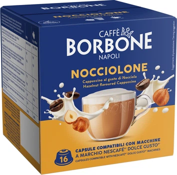 Кофе в капсулах Caffe Borbone Dolce Gusto Фундук 14 г х 16 шт (8034028338236)