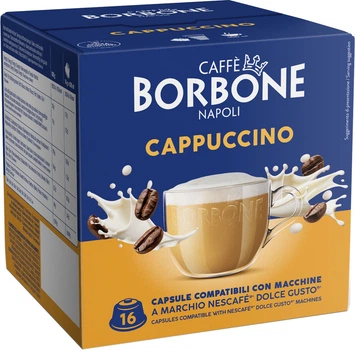 Кофе в капсулах Caffe Borbone Dolce Gusto Капучино 14 г х 16 шт (8034028338243)