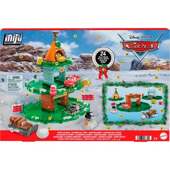 Адвент-календарь Тачки Disney Pixar Cars Minis Advent Calendar Новогодний подарочный набор Тачек (HXT34)