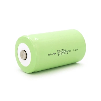 Аккумулятор PKCELL 1,2V R20 D 10000mAh, Ni-MH Rechargeable Battery PC/R20/10000-1S