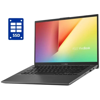 Ультрабук Asus VivoBook 14 F412F / 14" (1920x1080) TN / Intel Pentium Gold 5405U (2 (4) ядра по 2.3 GHz) / 8 GB DDR4 / 128 GB SSD / Intel UHD Graphics / WebCam / Win 10 Home б/у