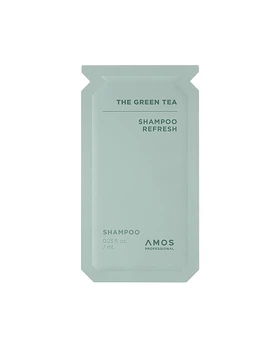 Освежающий шампунь для тонких волос (пробник) - Amos Professional The Green Tea Shampoo Refresh 7ml (1305098-457585078-2)