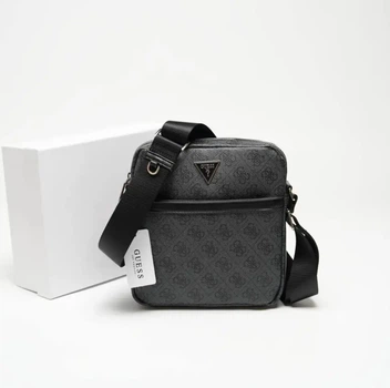 Чоловічий мессенджер через плече Guess Smart Mini сірий.