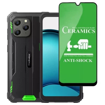 Защитное стекло-пленка Fiji Ceramics для Blackview BV5300 / BV5300 Pro / BV5300 Plus полная проклейка черный