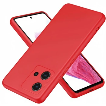 Чехол Fiji Full Soft Premium для Motorola Edge 40 Neo противоударный бампер с микрофиброй Red