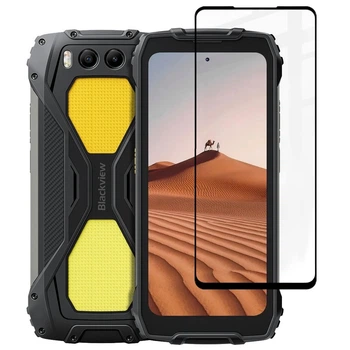 Защитное стекло Fiji Premium для Blackview BV7300 полная проклейка Anti-Static черный
