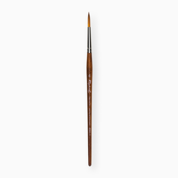 Пензель синтетика кругла (імітація соболя) Raphael Precision, №4, коротка ручка