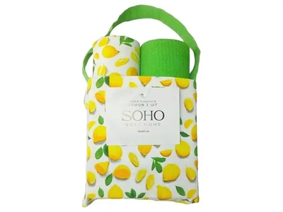 Набор кухонных полотенец в сумочке 2 шт. (40*60см хлопок) SOHO LEMON