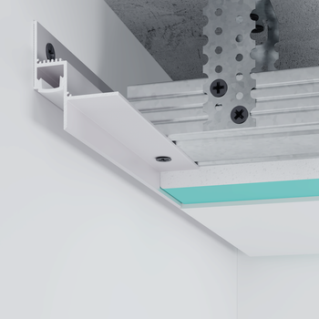 Профиль теневого шва FSPRO 13 мм под LED-ленту алюминиевый 3 м Анодированный (F2.1320L12A) 1 м. п.