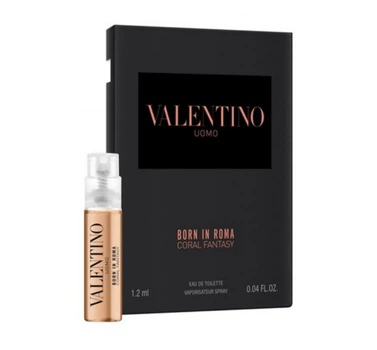 Туалетная вода для мужчин VALENTINO Born in Roma Uomo coral fantasy eau de toilette. 1.2 мл. пробник