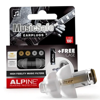 Беруши для музыкантов Alpine MusicSafe Classic 19–22 дБ - музыкальные беруши High Fidelity, многоразовые, для концертов и репетици
