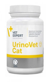 Харчова добавка для котів Vet Expert UrinoVet Cat 770 мг (підтримкиа функцій сечової системи) капсули - 45 шт
